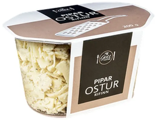 Gott í matinn rifinn piparostur