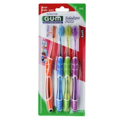 GUM - GUM Technique pro 45 tannbursti - fjölskyldupakki