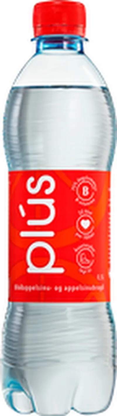 Egils plús með blóðappelsínu og appelsínubragði