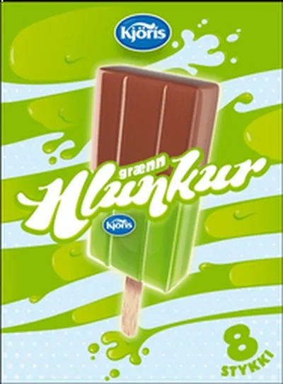 Kjörís grænn hlunkur