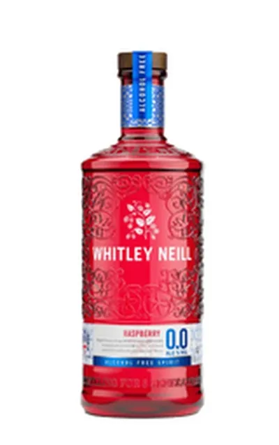Whitley Neill gin raspberry 0% án alkóhóls