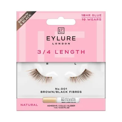 EYLURE - 3/4 Lenght 001 - Brown/Black