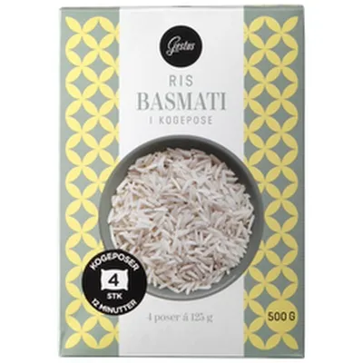 Gestus hrísgrjón basmati í suðupokum