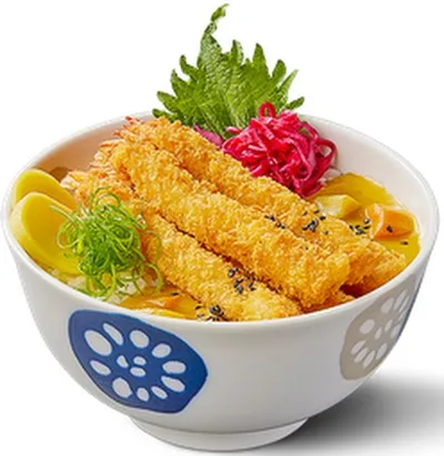 Tokyo Sushi rækju katsu karrí donburi