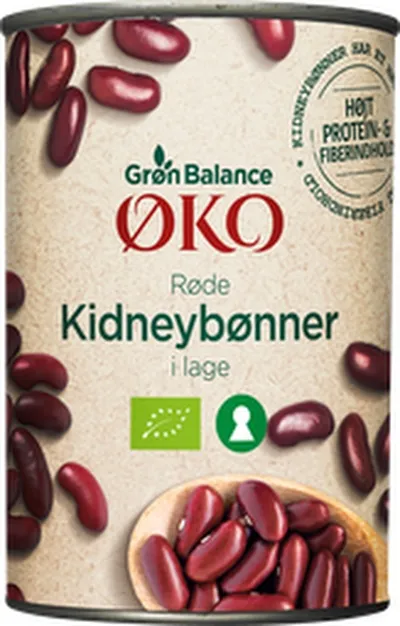 Grön Balance rauðar nýrnabaunir