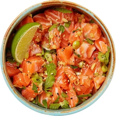 Tokyo Sushi laxatartar salat