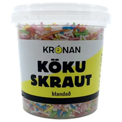 Krónu kökuskraut blandað