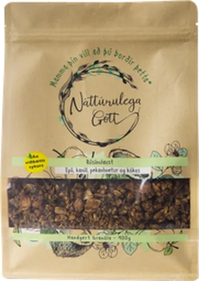 Náttúrulega Gott handgert eplagranóla