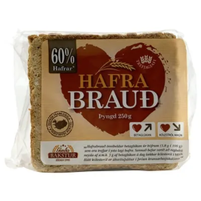 Gæðabakstur hafrabrauð