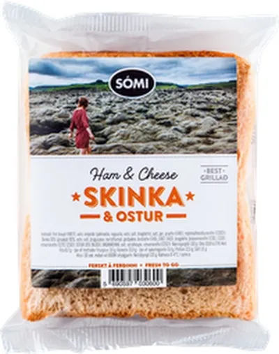 Sómi rist með skinku og osti