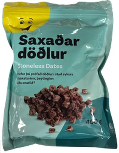 Krónu saxaðar döðlur