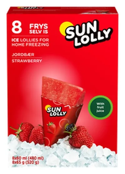 Sun Lolly jarðarberja