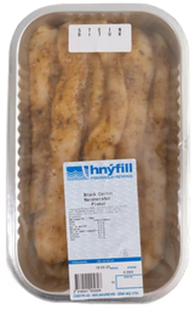 Hnýfill fiskur í black garlic marineringu