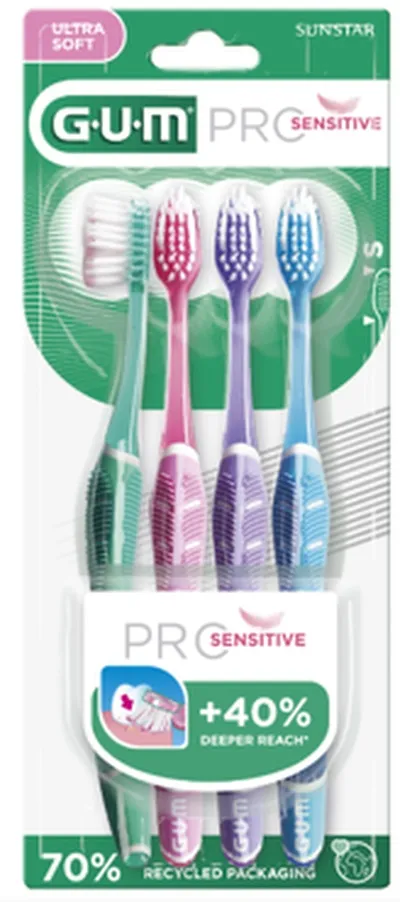 GUM - Pro Sensitive 510 4 stk