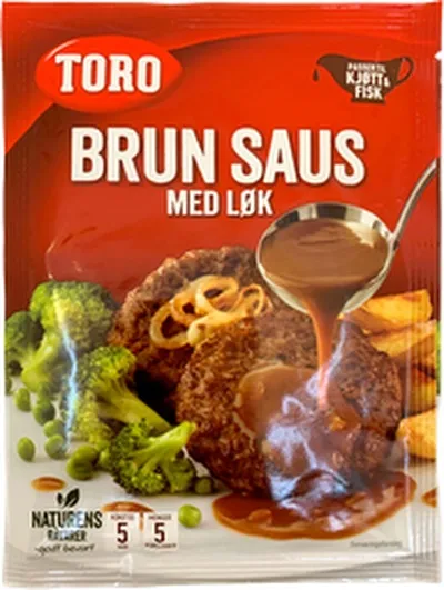 Toro brúnsósa með lauk