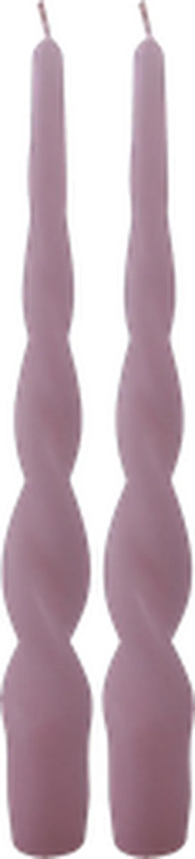 Diana Lys Kerti snúin antik bleik