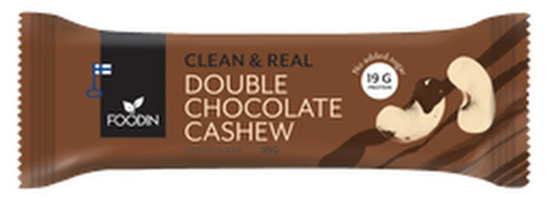 FOODIN próteinstykki súkkulaði&kasjúhnetu