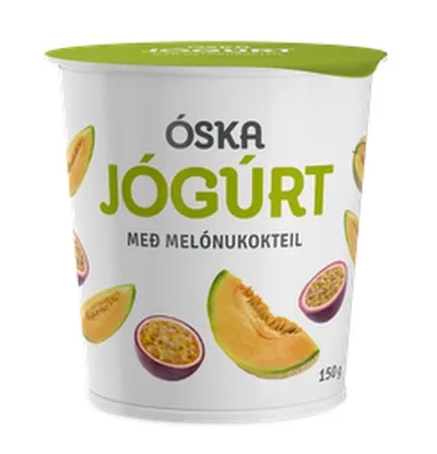 MS óskajógúrt m/melónukokteil