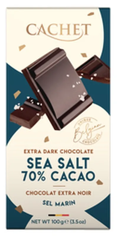 Cachet súkkulaði 70% sjávarsalt