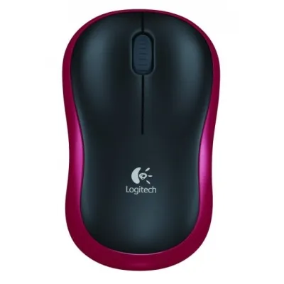 Mús Logitech Wireless M185 rauð