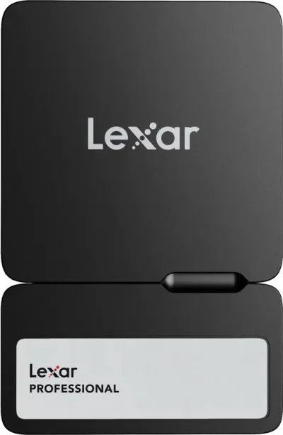 Lexar SL400S PRO GO 2TB SSD flakkari - Svartur
