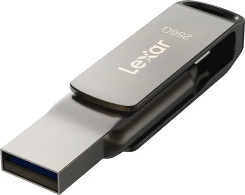 Lexar JumpDrive Dual Drive D400 minnislykill - 256 GB