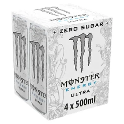 Monster 4pk energy ultra white