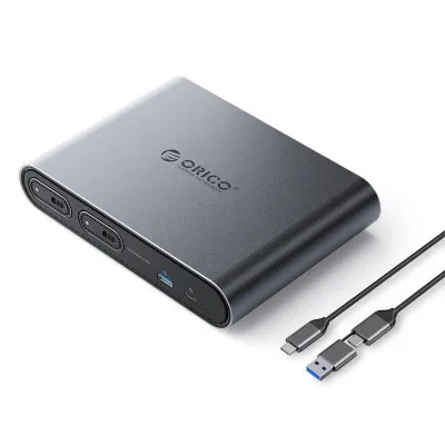 ORICO 11-in-1 USB3.2C tengidokka með 2 fjarlægjanlegum M.2 hýsingum