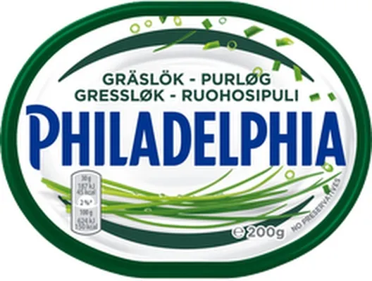 Philadelphia rjómaostur léttur m. graslauk