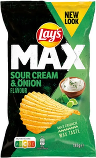 Lays max sour cream&onion
