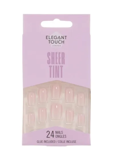 ELEGANT TOUCH - Sheer Tint Ballerina Pink (Squoval)