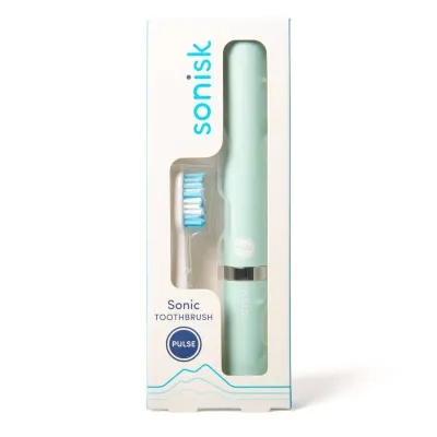 SONISK - Pulse rafmagns-og ferðatannbursti mintugrænn