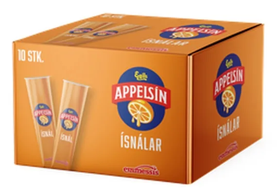 Emmessís egils appelsín ísnál