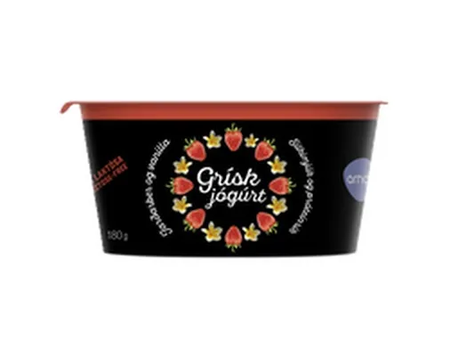 Arna grísk jógúrt jarðarberja & vanillu