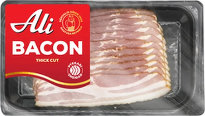 Ali beikon í þykkum sneiðum