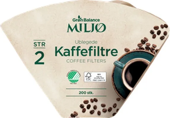 Grön Balance kaffifilter 102