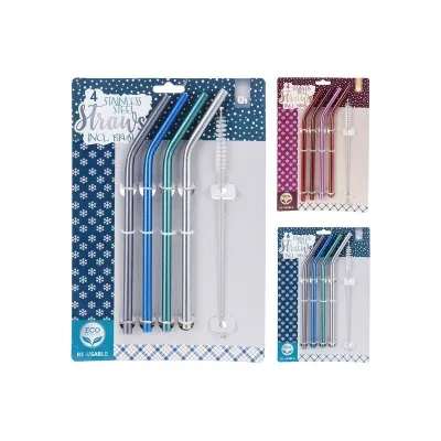 EXCELLENT HOUSEWARE - Rör úr stáli sett