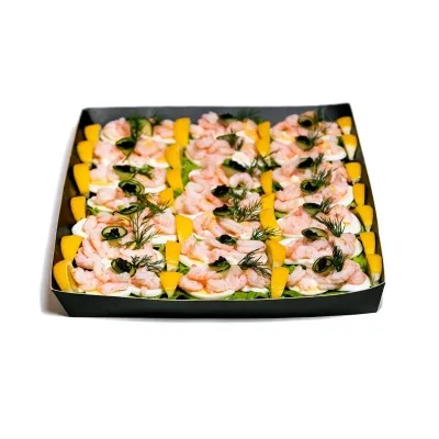 VEISLURÉTTIR - Smurbrauðsveisla með rækjum, 21 biti