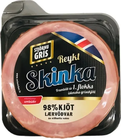 Stjörnugrís reykt skinka 98%