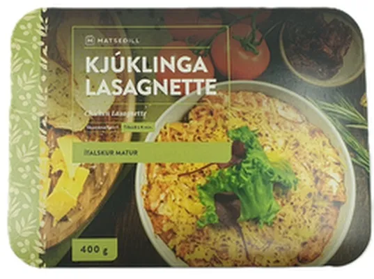 Matseðill kjúklingalasagnette