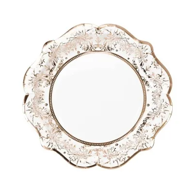 TALKING TABLES - Luxe Celebration - Rosegold diskar í 2 munstrum