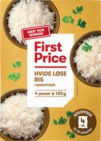 First Price hrísgrjón í suðupoka