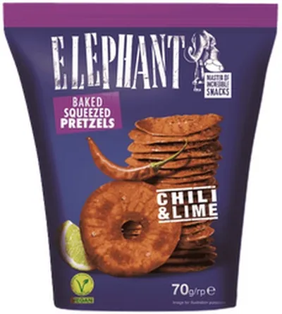 Elephant pretzels chili & lime