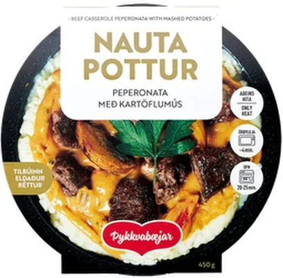 Þykkvabæjar Nautapottur peperonata