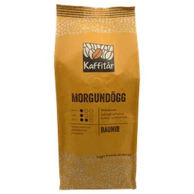 Kaffitár morgundögg baunir