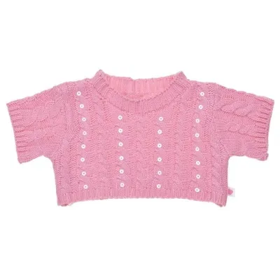 BUILD-A-BEAR - Pink Sparkle Sweater