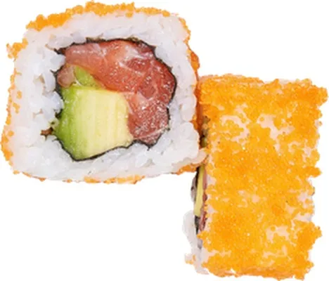 Tokyo Sushi laxa og avocado maki