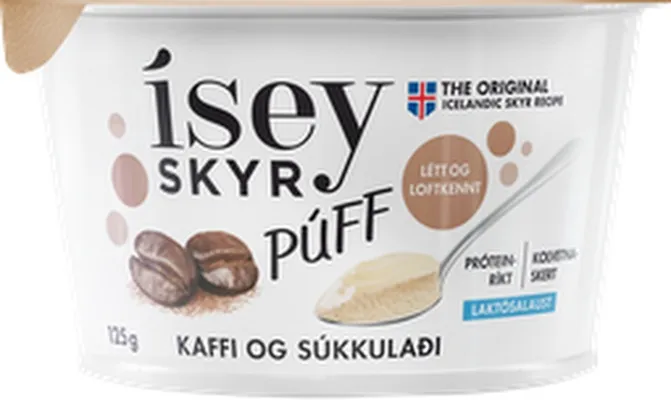 Ísey skyr púff kaffi og súkkulaði