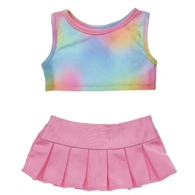 BUILD-A-BEAR - Tie Dye 2 Piece Set