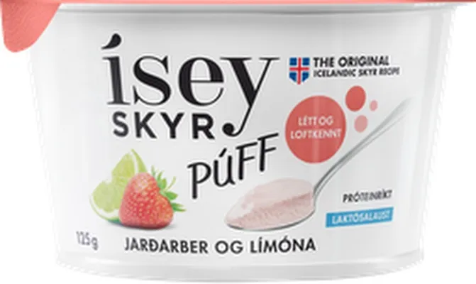 Ísey skyr púff jarðarber og límóna